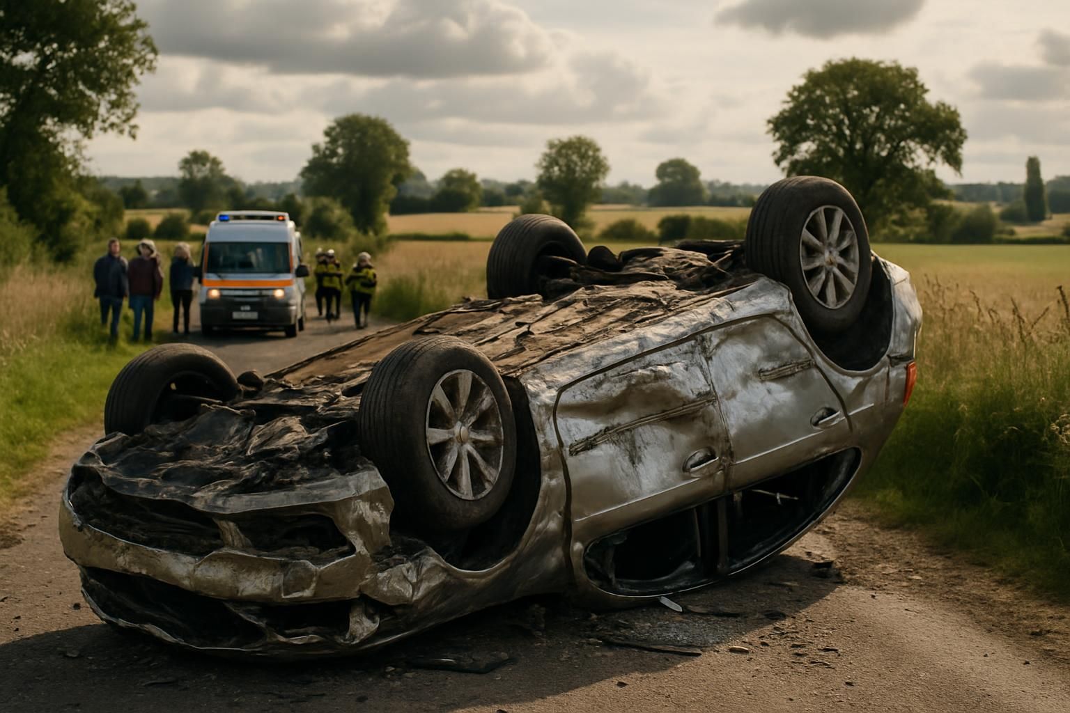 un homme de 55 ans est gravement blessé après un accident spectaculaire dans l’orne, où sa voiture a fait plusieurs tonneaux. découvrez les circonstances de cet incident dramatique.