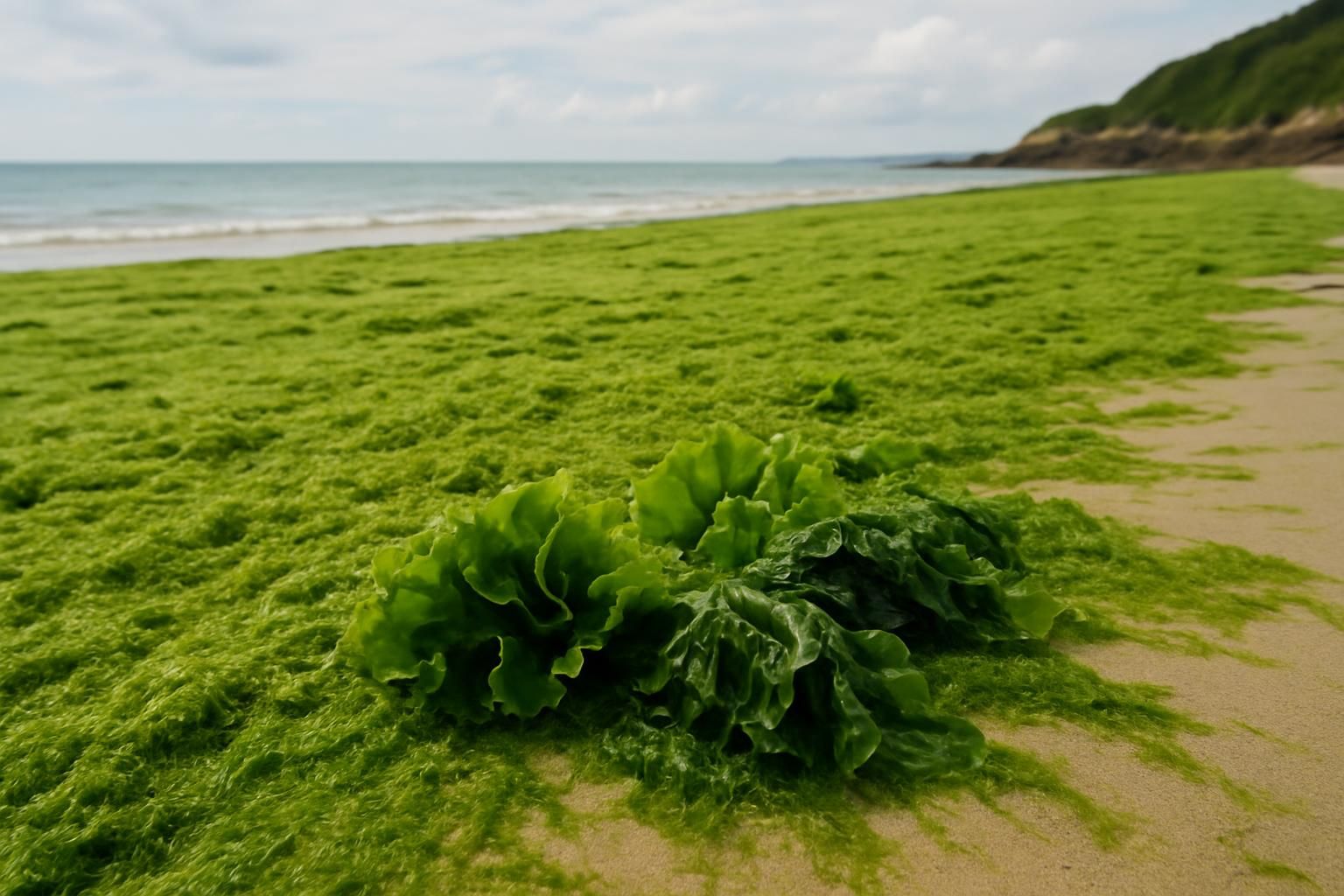 découvrez l'impact préoccupant des algues vertes en bretagne et leur envahissement des laitues de mer, un fléau écologique majeur pour la région.