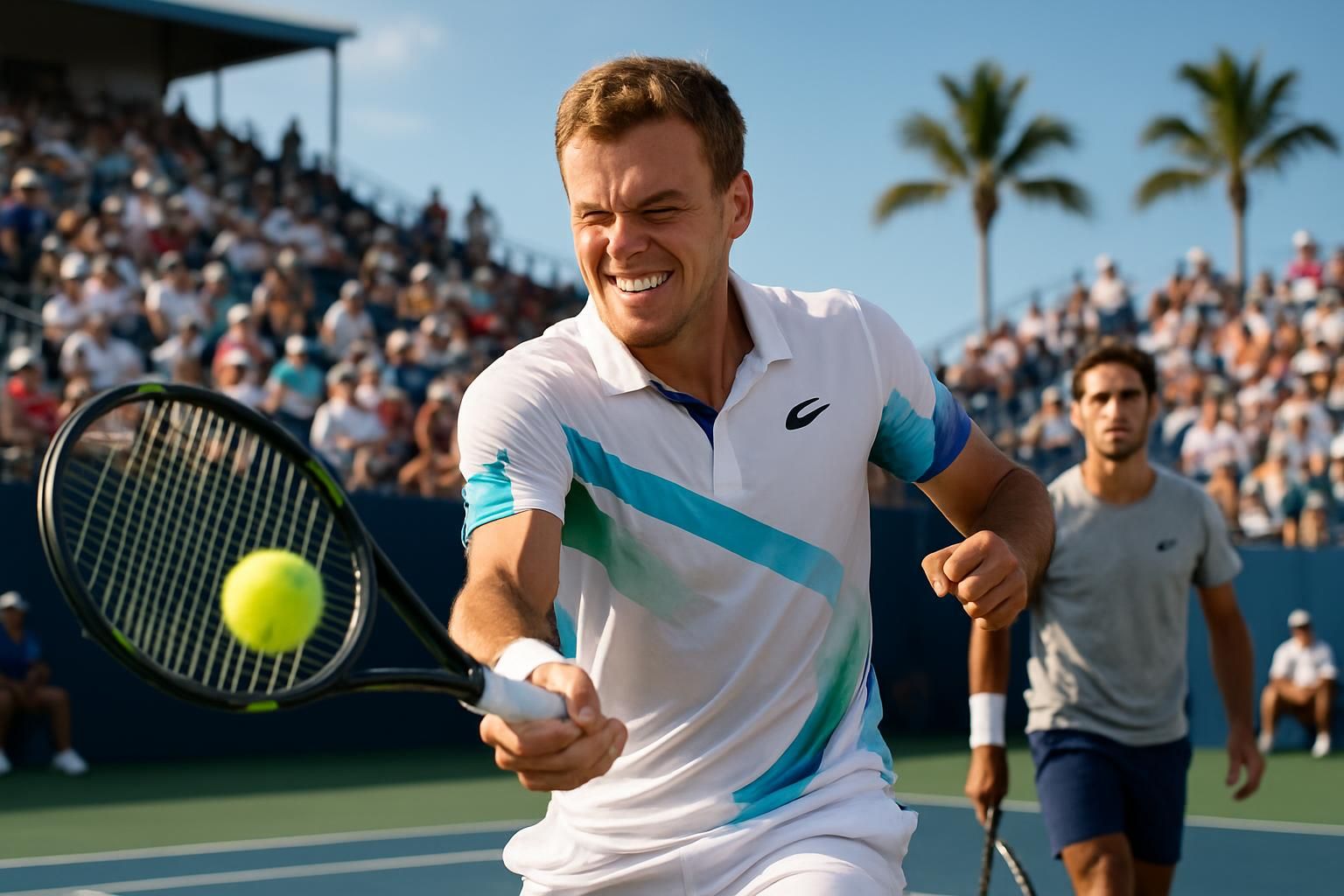 arthur gea atteint la demi-finale de los cabos pour la première fois en battant francisco cerundolo dans un match spectaculaire.