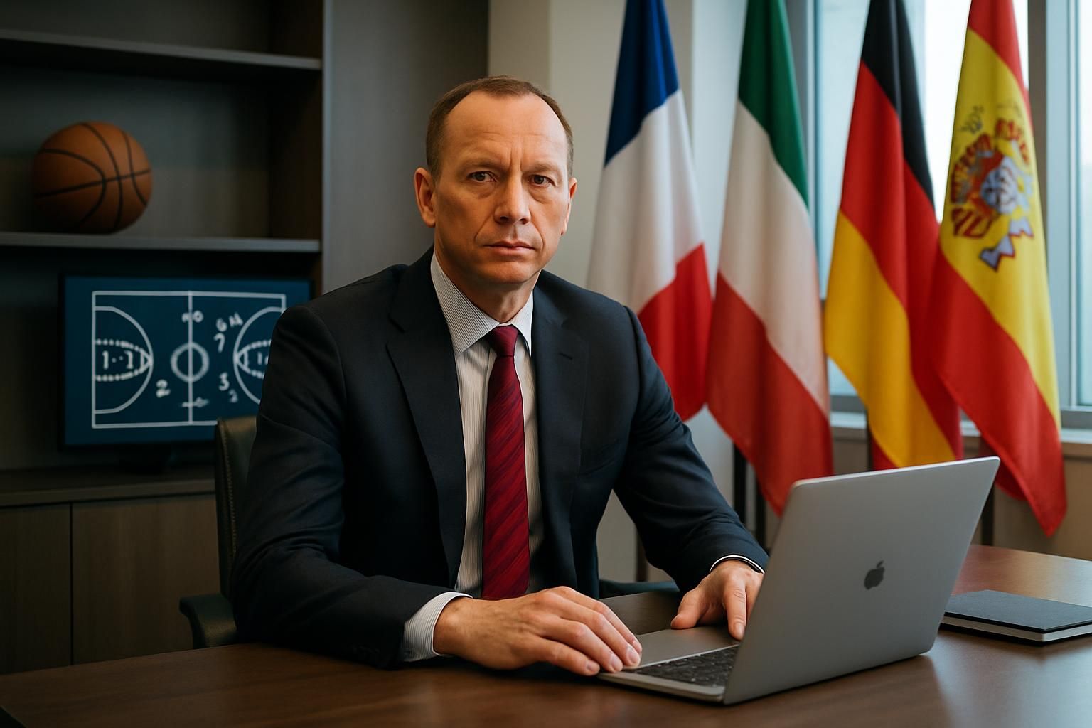 arthuras karnisovas nommé consultant par la nba europe pour organiser et structurer sa nouvelle ligue, apportant son expertise au développement du basketball européen.
