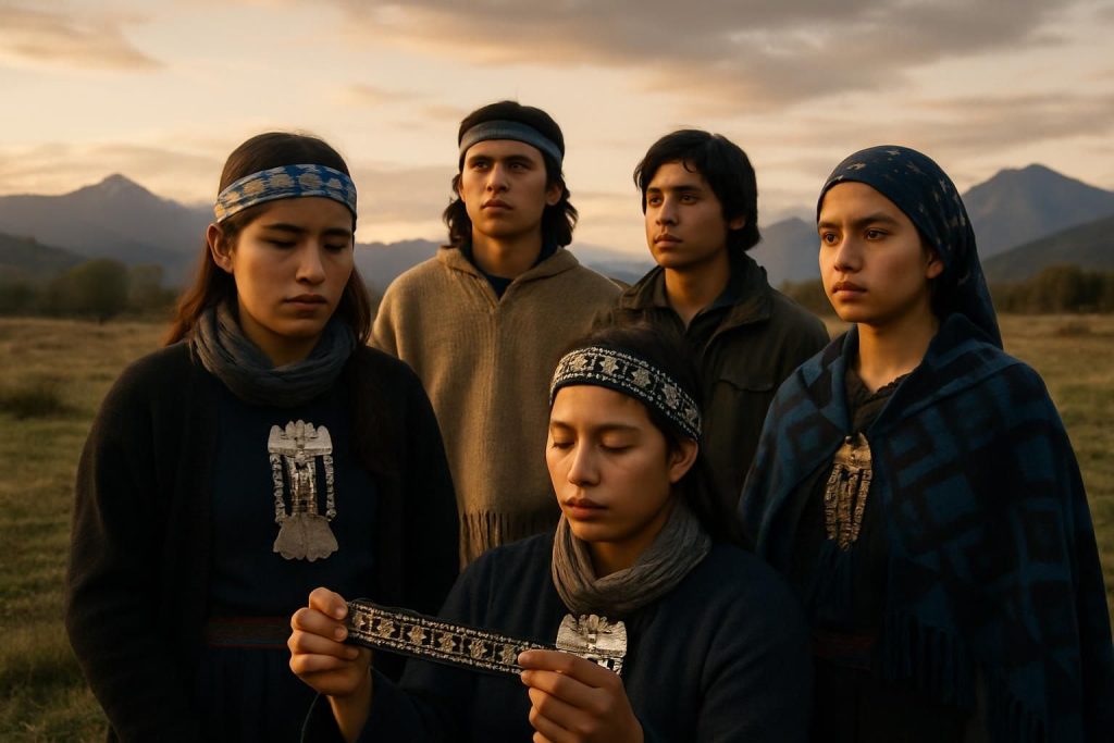 découvrez le voyage documentaire retraçant l'histoire des mapuches au chili, « enfants sans terre », à la recherche de leurs racines et de leur identité après la dictature.