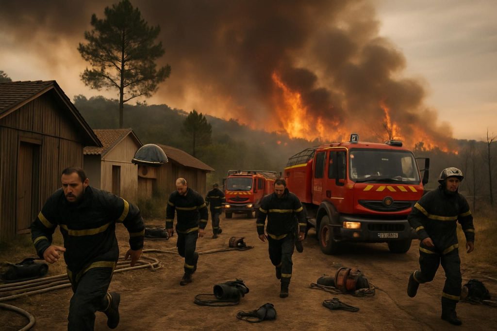 découvrez les défis auxquels font face les pompiers en gironde, entre la protection du cap-ferret et l'abandon du porge, contraints de quitter leurs foyers en pleine intervention.