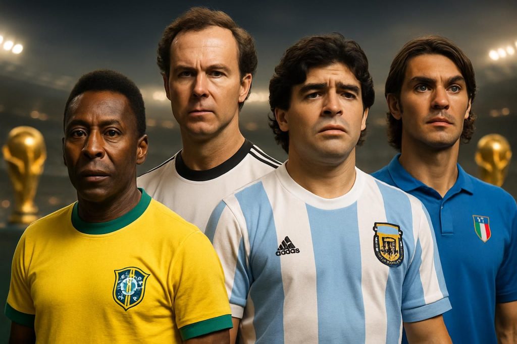 découvrez les portraits et exploits de ces joueurs exceptionnels qui ont atteint trois finales de coupe du monde, une performance rare et emblématique dans l'histoire du football.