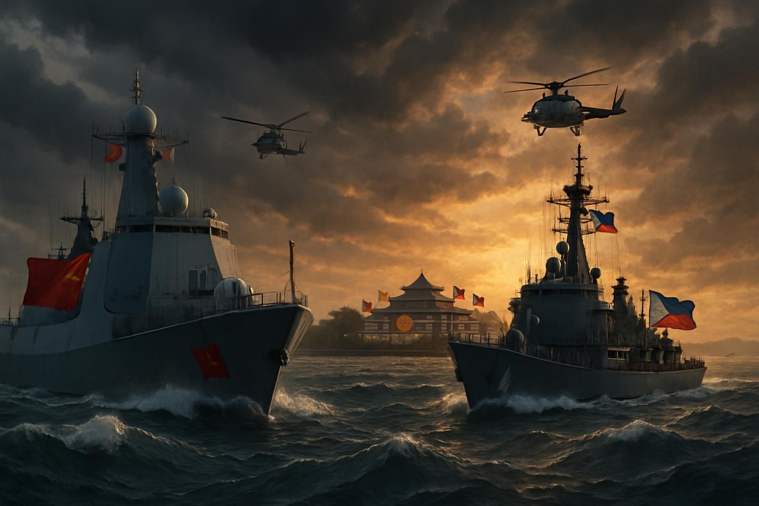 découvrez les tensions croissantes entre la chine et les philippines lors du sommet de l’asean, avec un conflit en mer qui menace la stabilité régionale.