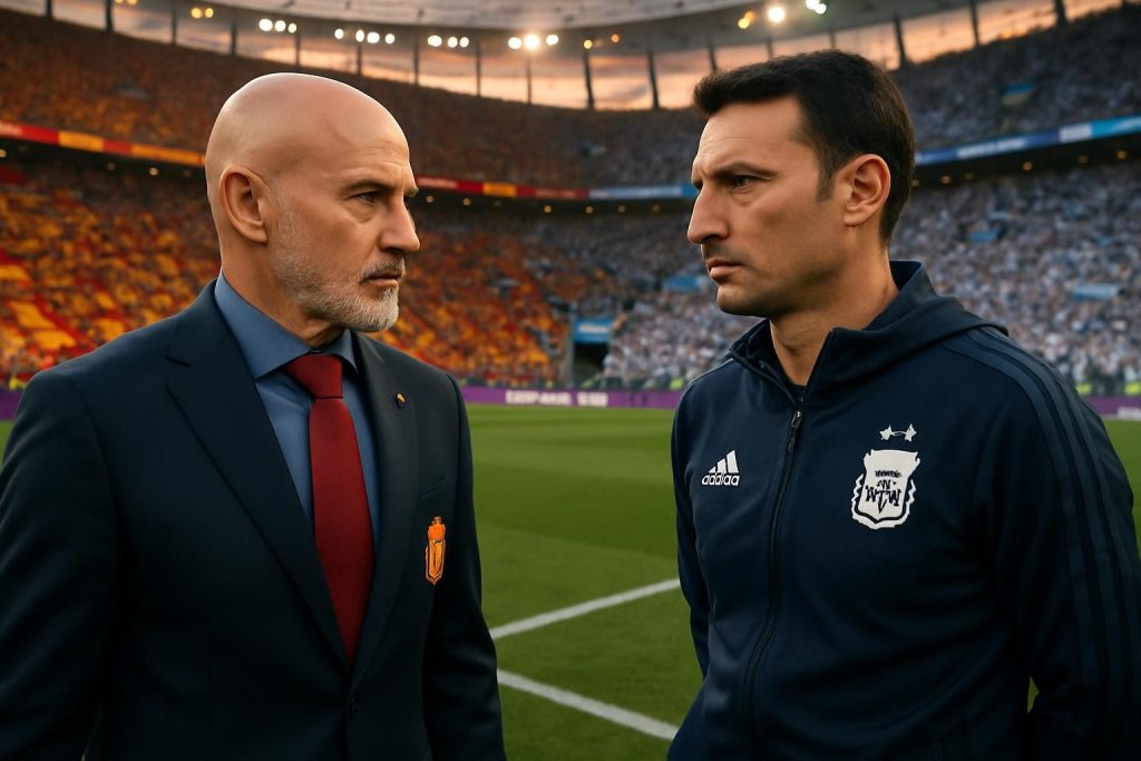 découvrez comment luis de la fuente, l'entraîneur espagnol, atteint la finale de la coupe du monde en affrontant un ancien protégé argentin dans un duel passionnant.