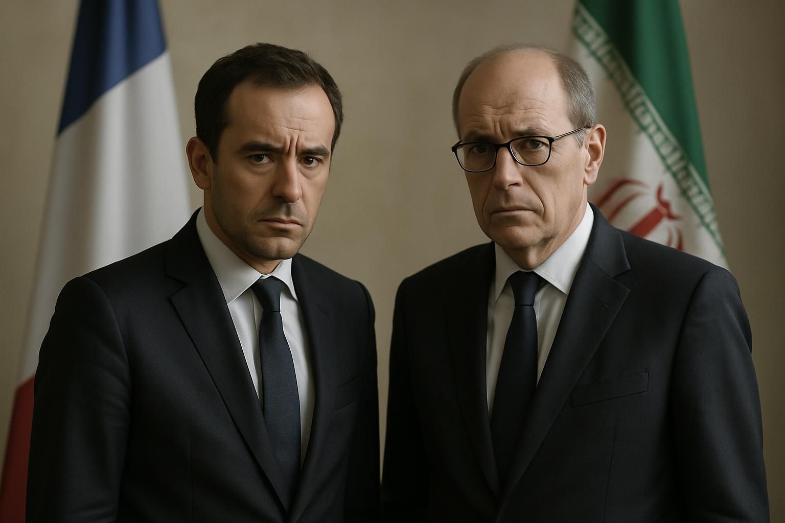 découvrez les tensions croissantes entre paris et téhéran alors que l'iran rejette les accusations de mauvais traitements portées contre deux diplomates français, exacerbant une crise diplomatique majeure.