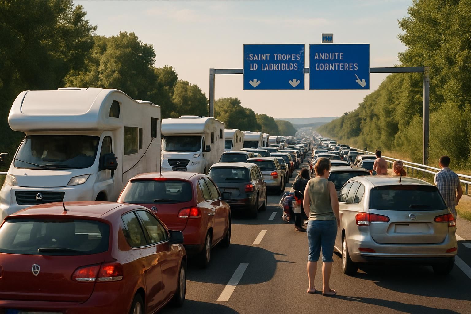 préparez vos déplacements : bison futé prévoit un samedi « noir » avec une circulation très dense jusqu’à lundi pour les départs en vacances.