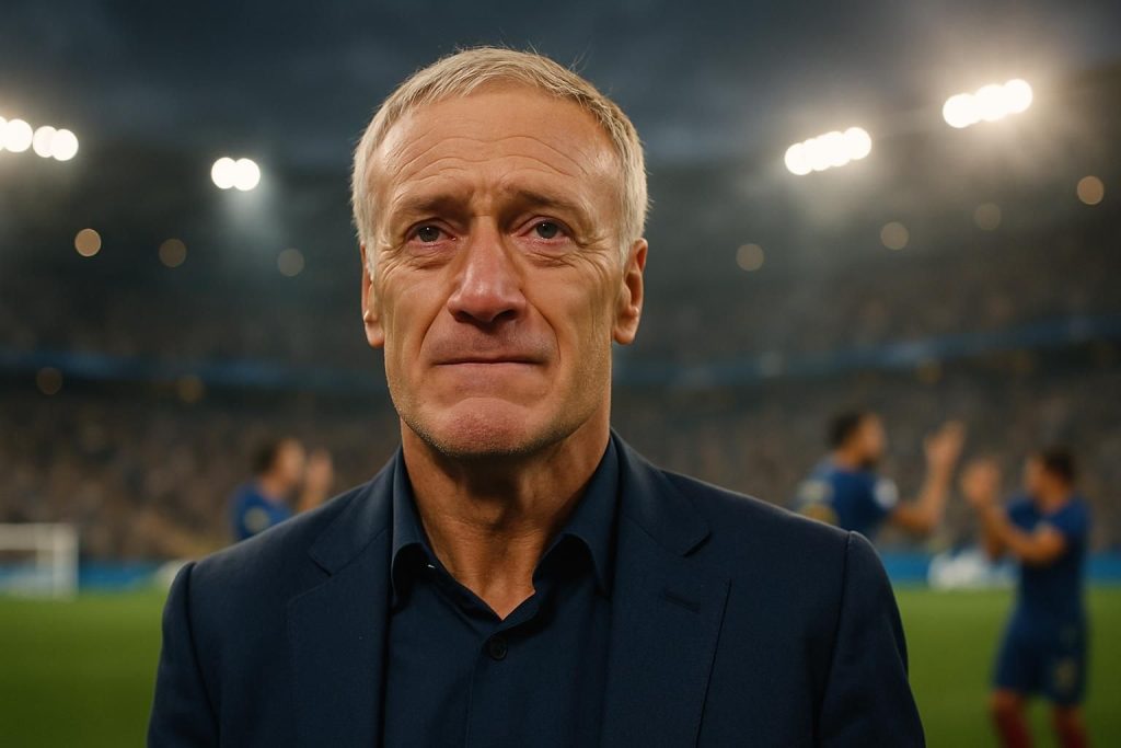 revivez le moment poignant où deschamps, ému aux larmes, vit sa dernière rencontre marquée par un tourbillon d'émotions intenses et sincères.
