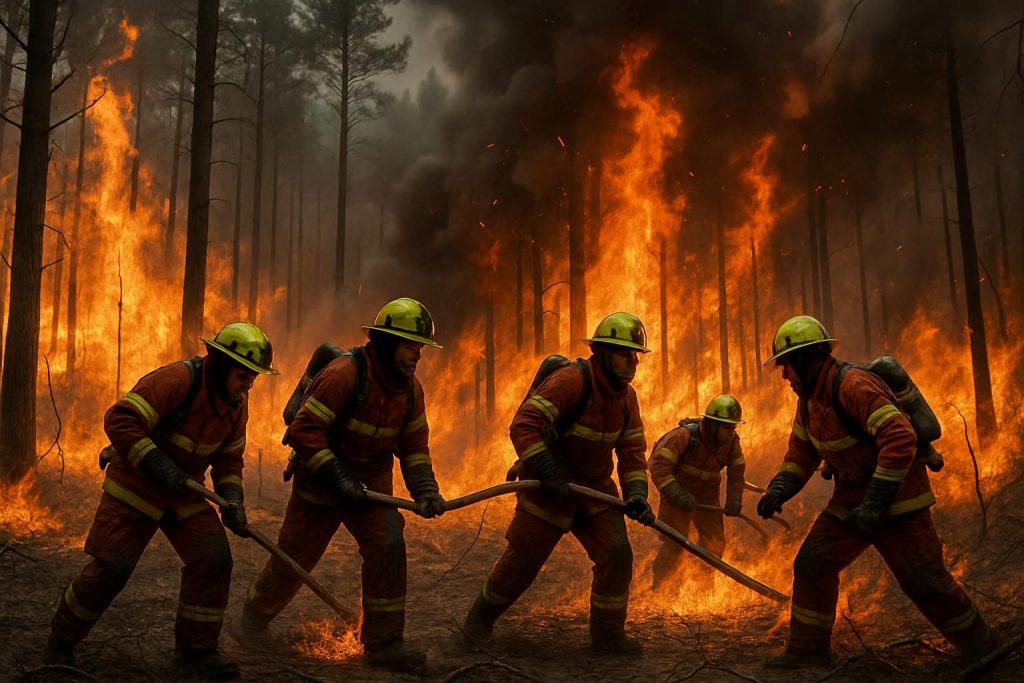 découvrez le combat intense en gironde contre les flammes qui menacent nos terres, mettant en lumière le courage des équipes de secours face à un incendie dévastateur.