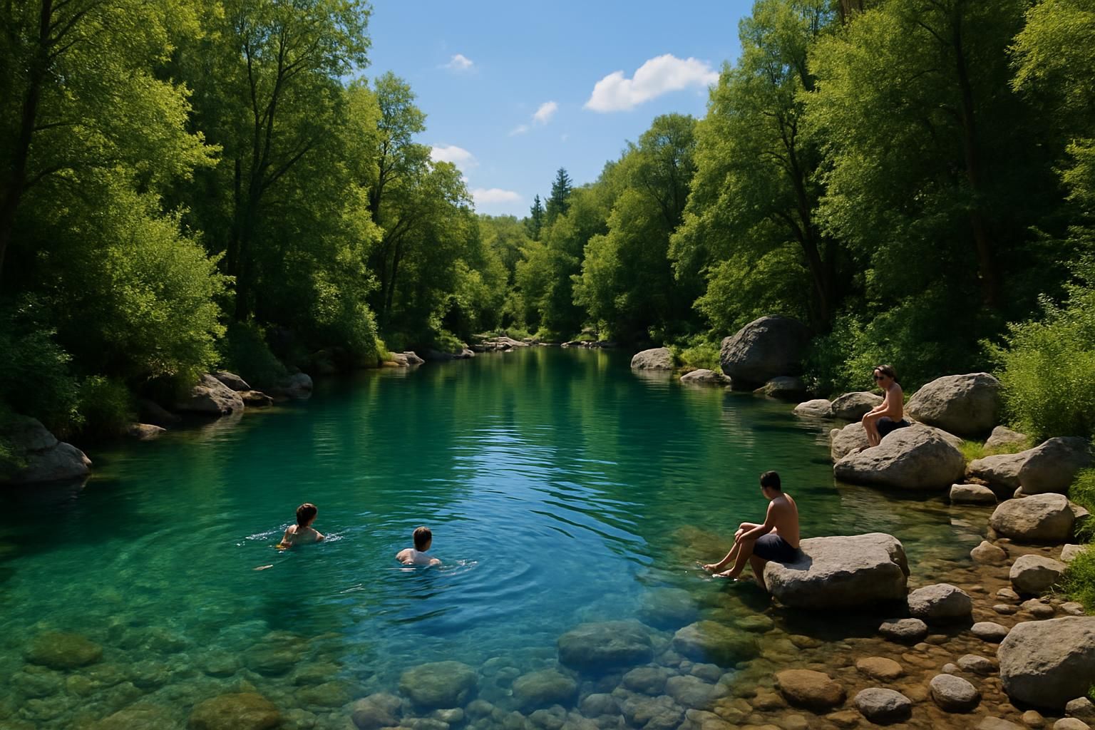 découvrez en haute-loire un plan d'eau à l'eau cristalline, idéal pour les amateurs de baignade en quête de fraîcheur et de nature préservée.