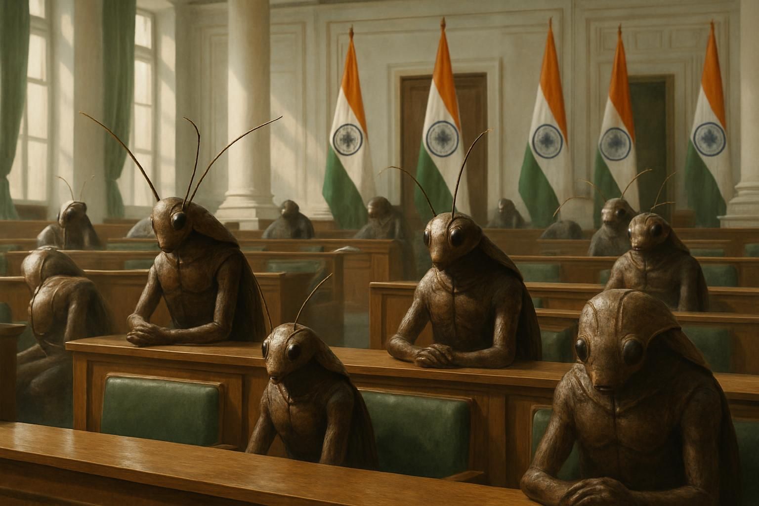 En Inde, le « parti des cafards » passe d’Instagram aux bancs du Parlement à la recherche d’une voix politique