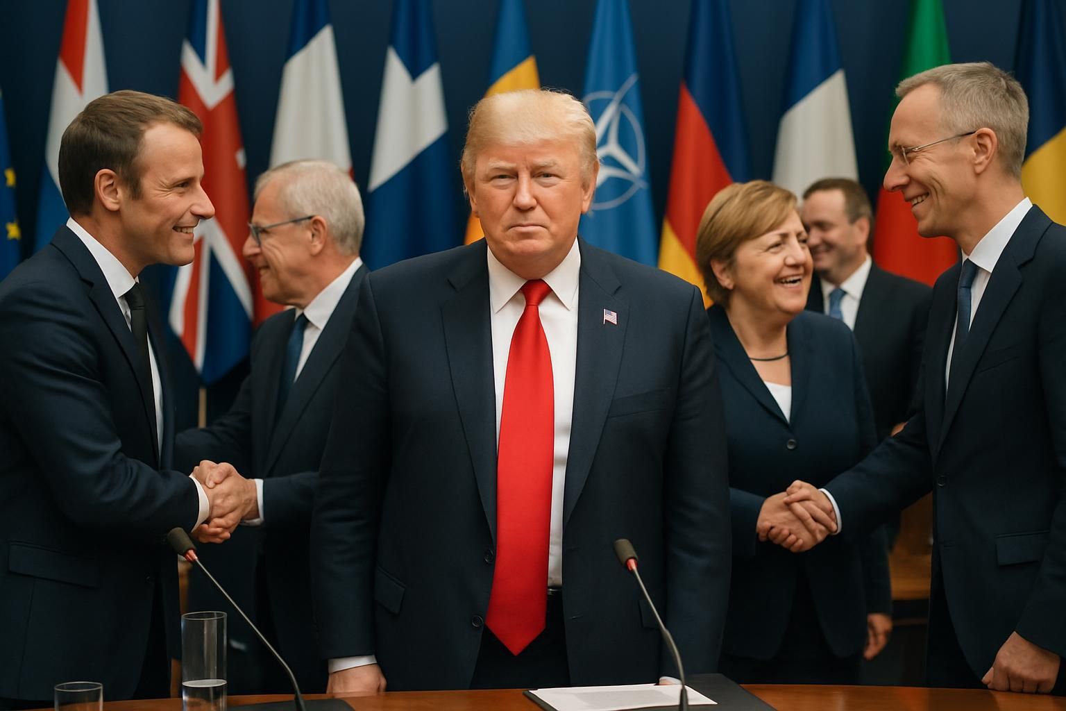 découvrez comment lors du sommet de l'otan, trump est passé d'attitudes virulentes à des gestes d'apaisement, redynamisant ainsi l'unité entre les alliés.