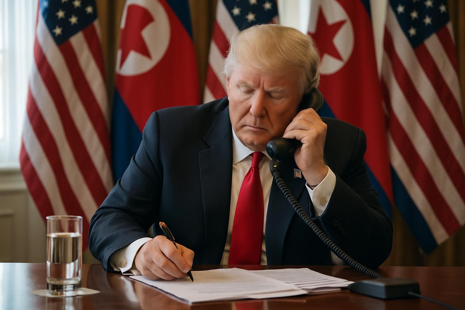 découvrez comment donald trump multiplie ses initiatives pour organiser une rencontre historique avec kim jong-un, au cœur des enjeux géopolitiques actuels.