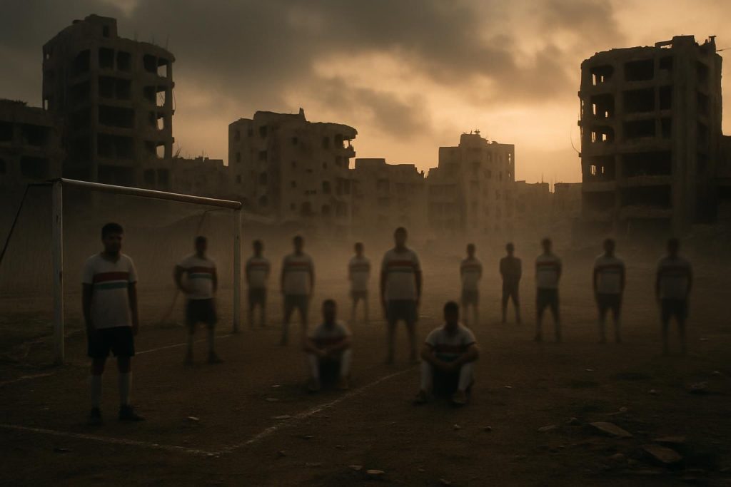 israël déclare que douze joueurs emblématiques du football palestinien tués à gaza étaient membres de groupes armés, suscitant une vive controverse.