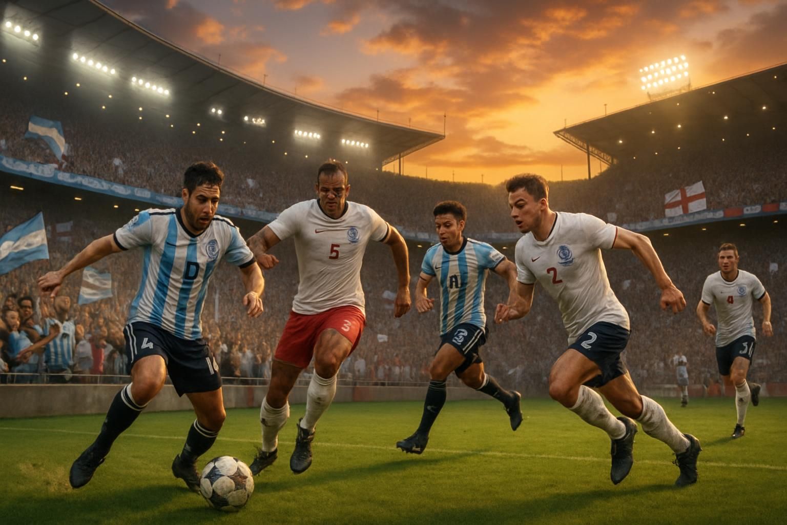 découvrez le face-à-face historique entre l'albiceleste et l'angleterre, un match riche en émotions qui rassemble des millions de passionnés de football à travers le monde.