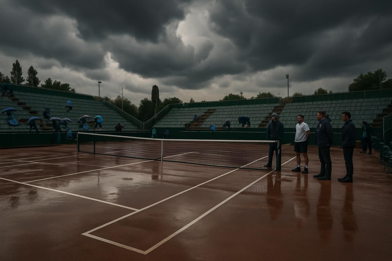 la finale du tournoi wta d'iasi a été reportée à lundi en raison des intempéries, perturbant le calendrier et les joueurs.