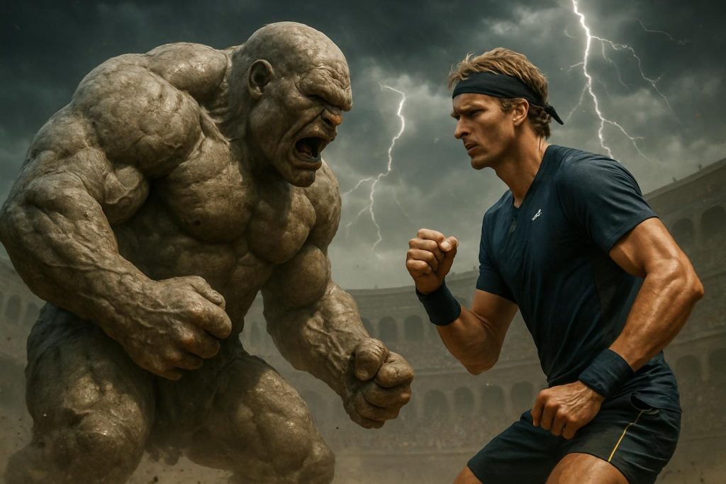 découvrez l'affrontement titanesque entre sinner, l'ogre du tennis, et le redoutable zverev dans un duel épique qui promet suspense et intensité sur le court.