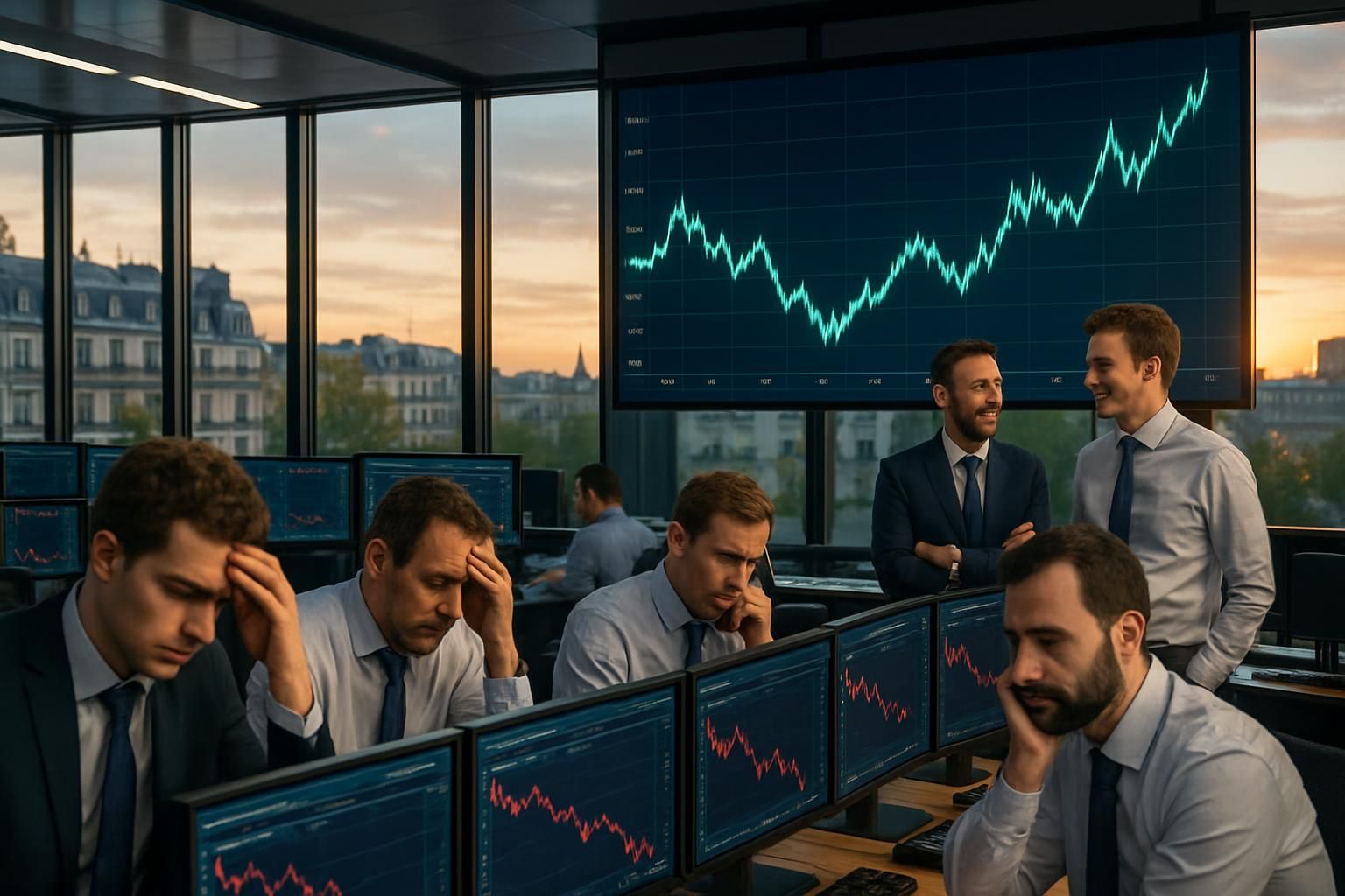 Le CAC 40 perd son élan haussier, mais Publicis brille en tête des performances