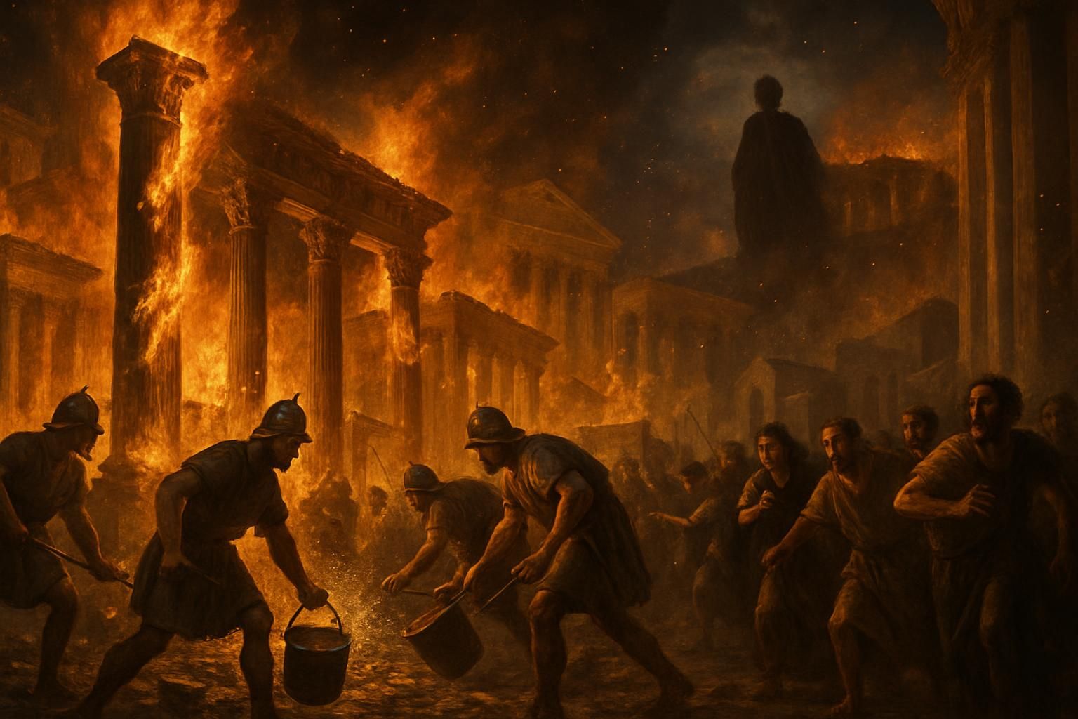 découvrez comment l'échec du contre-feu de néron a conduit au désastre du grand incendie de rome et ses conséquences historiques majeures.