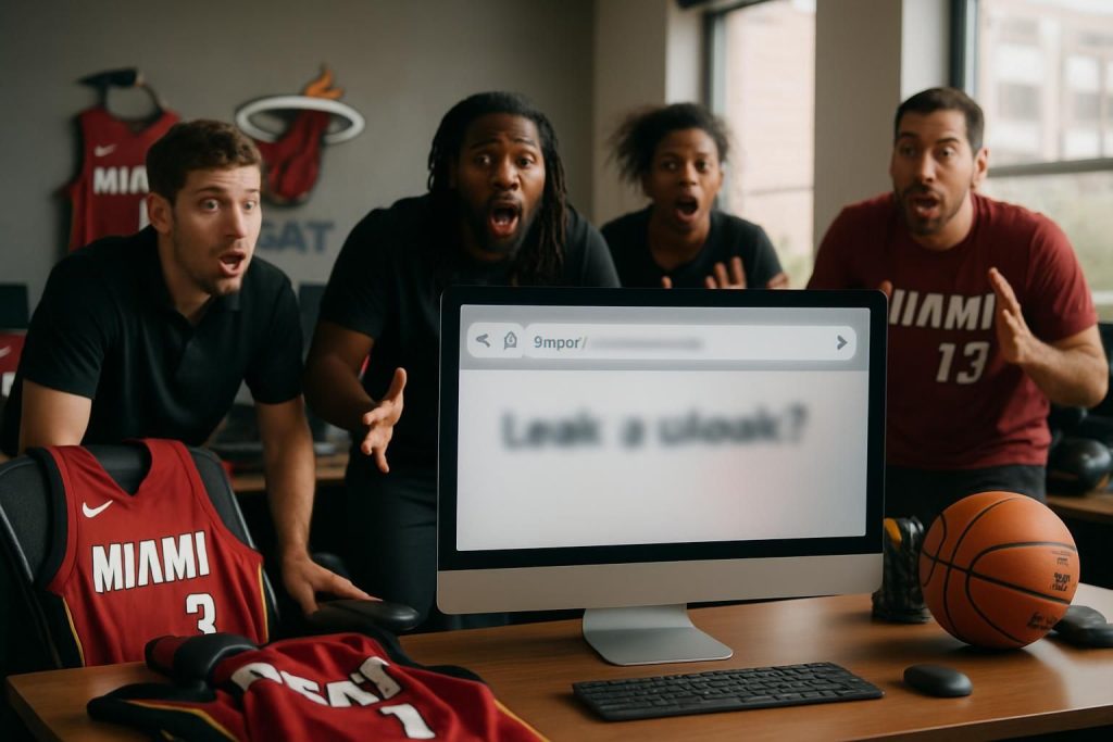 découvrez comment le miami heat a accidentellement révélé un lien confirmant l'arrivée prochaine de lebron james, une nouvelle qui agite déjà le monde du basketball.