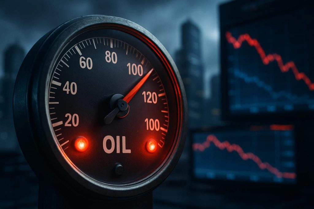 le prix du pétrole franchit les 100 dollars, provoquant un choc majeur sur les marchés financiers et suscitant inquiétudes et opportunités économiques.