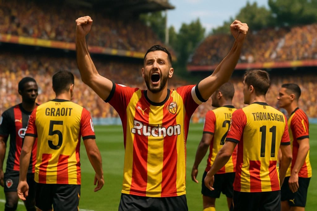 le rc lens débute sa préparation estivale en s'imposant contre boulogne-sur-mer grâce à un doublé décisif de mezian mesloub, promettant une saison dynamique.