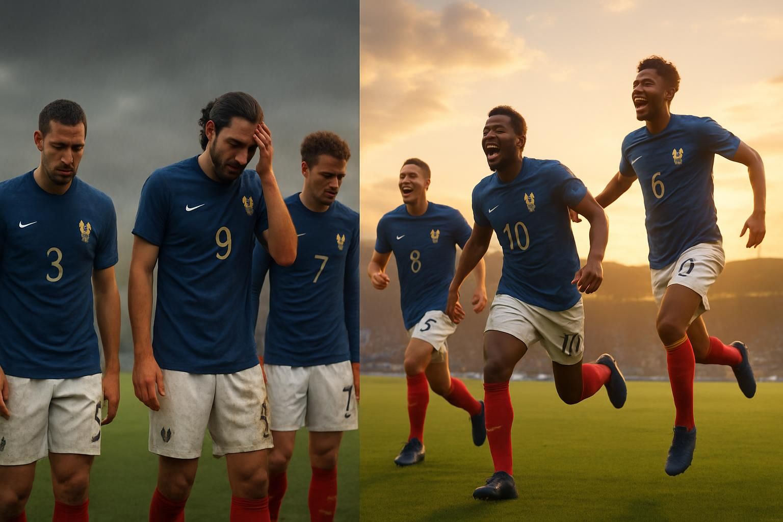 retour sur la performance contrastée des bleus : d'un début décevant à une légèreté retrouvée en fin de parcours, découvrez leur évolution et espoirs pour l'avenir.