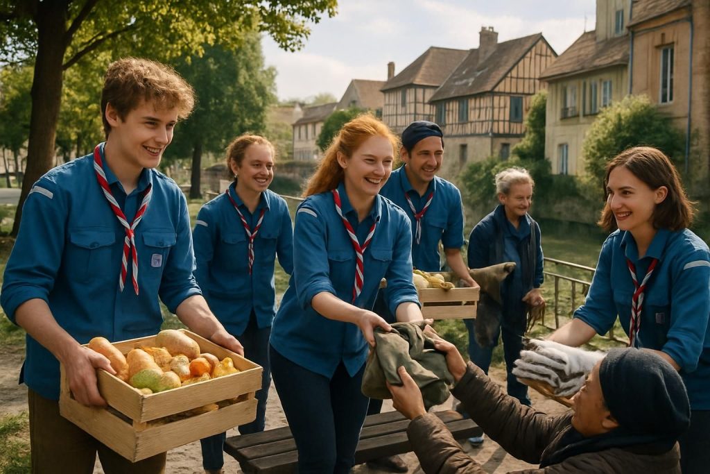 découvrez comment les scouts et guides de france participent activement à des actions solidaires à tours-sur-marne, renforçant l'entraide et l'engagement local.