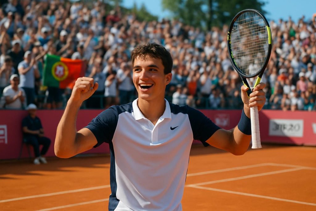 luca van assche se qualifie pour sa toute première finale sur le circuit atp250 d'estoril, marquant une étape importante dans sa carrière de tennis.