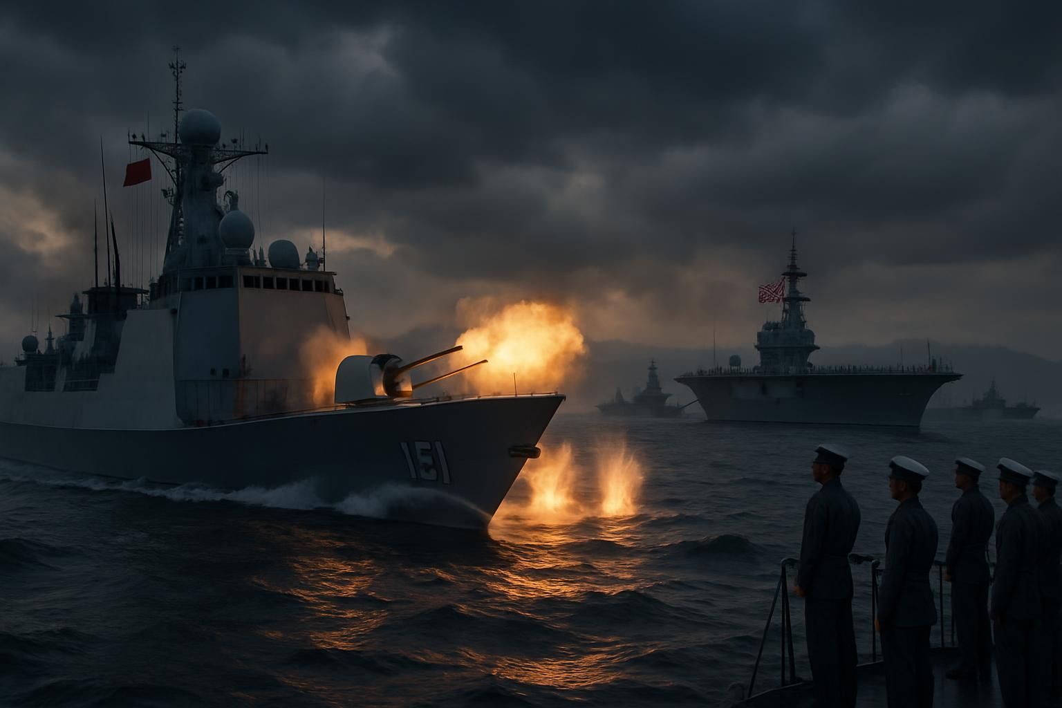Tensions en mer de Chine : Pékin mène des tirs d’entraînement dans les eaux japonaises, exacerbant les frictions avec Tokyo