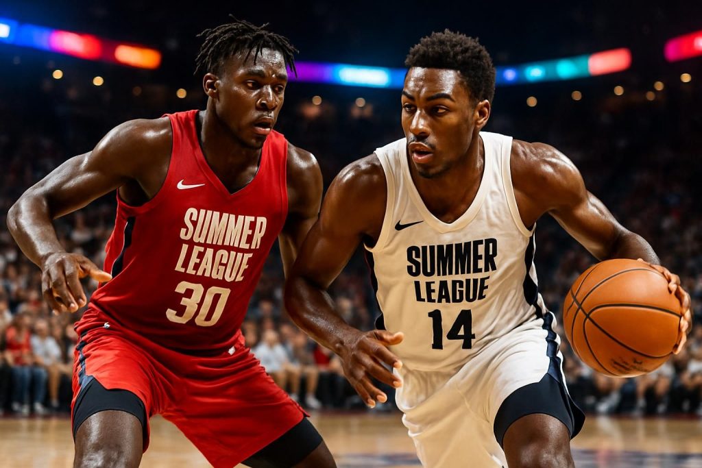 découvrez les performances remarquables de tidjane salaün et pacôme dadiet lors de la summer league nba, où ils ont su briller et impressionner les fans de basketball.