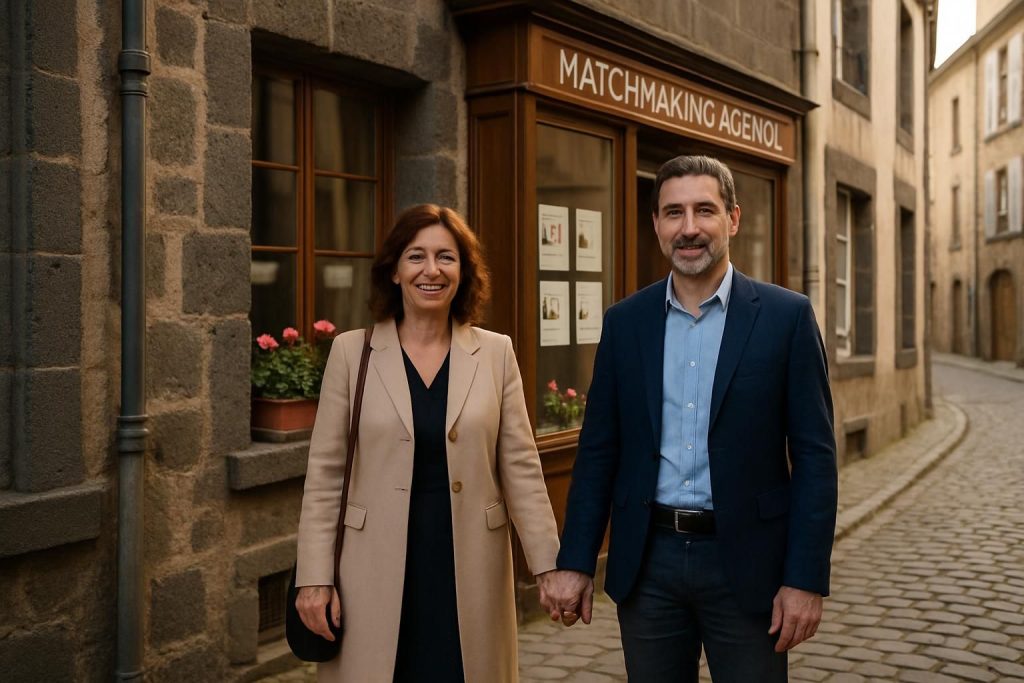 un couple de riom choisit une agence matrimoniale traditionnelle pour lutter contre la baisse d’intérêt pour les applications de rencontres, redonnant confiance aux rencontres authentiques.