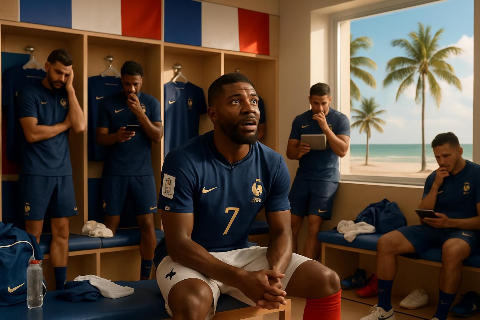 découvrez la fin surprenante de la coupe du monde pour l'équipe de france à miami, juste avant leur affrontement décisif contre l'angleterre.