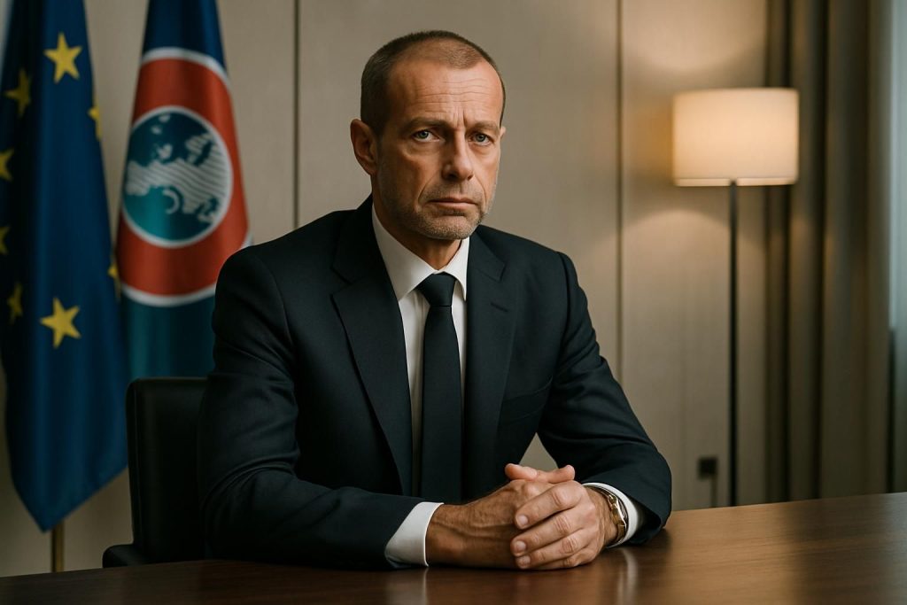 aleksander ceferin annonce qu'il ne se présentera pas contre gianni infantino pour la présidence de la fifa, confirmant ainsi une nouvelle étape dans la direction du football mondial.