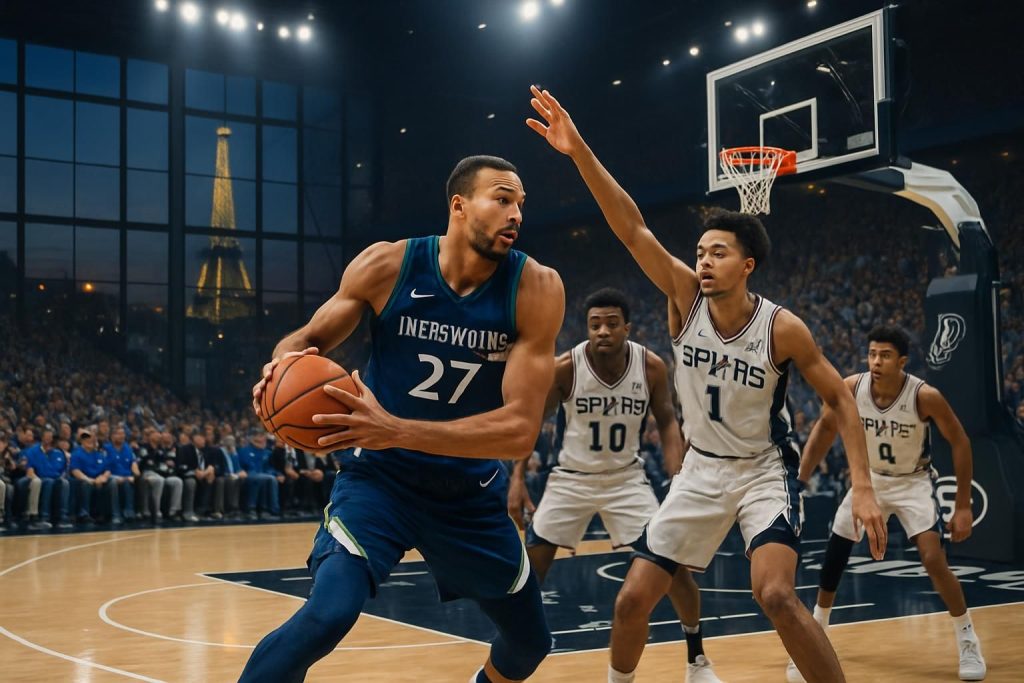 découvrez comment rudy gobert et les timberwolves s'apprêtent à faire escale à paris, après victor wembanyama et les spurs, dans un événement basketball incontournable.