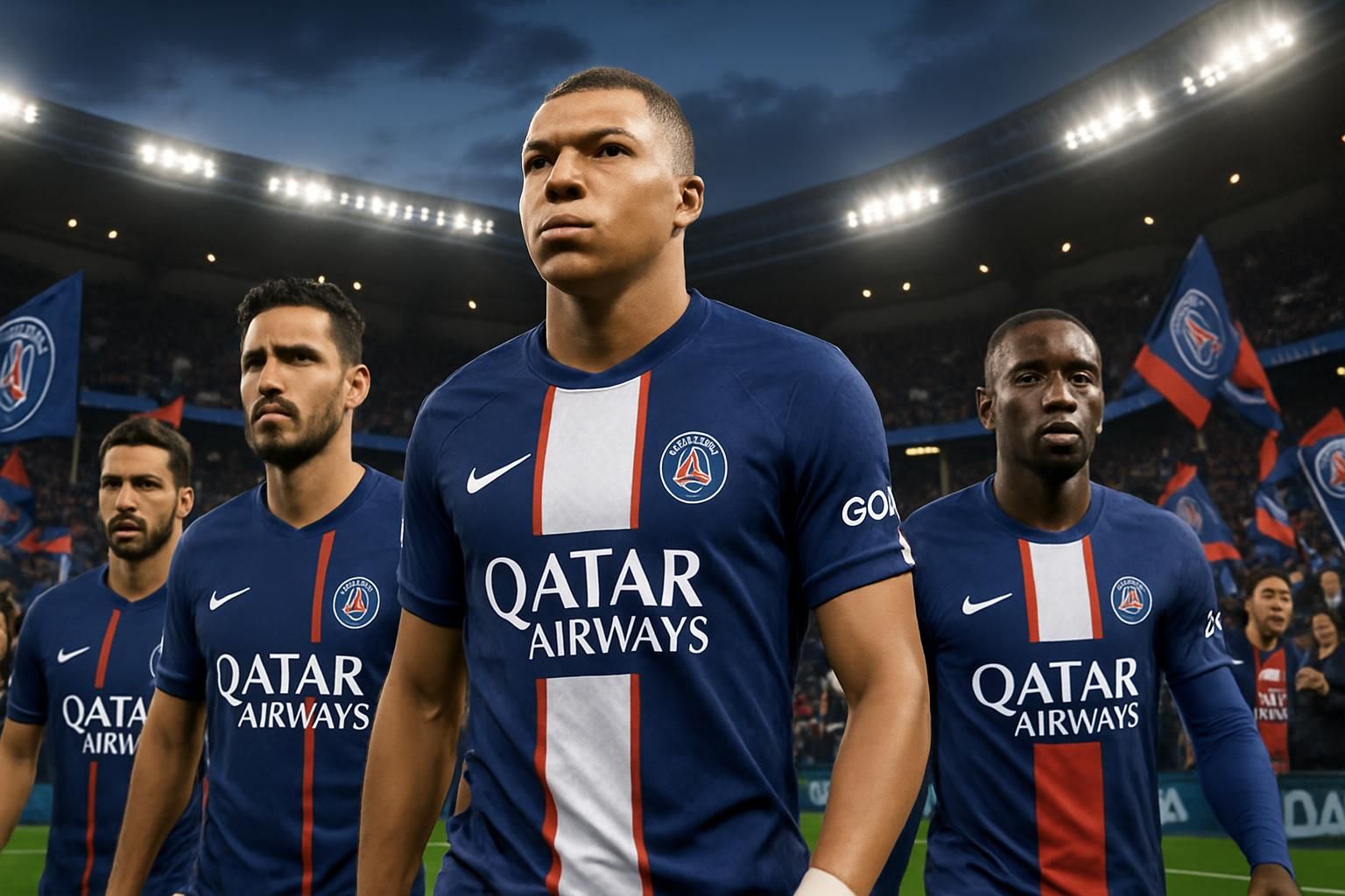 après une saison compliquée, l'attaque parisienne renforcée par ses nouvelles recrues se prépare à affronter le barrage de la ligue des champions avec ambition et détermination.