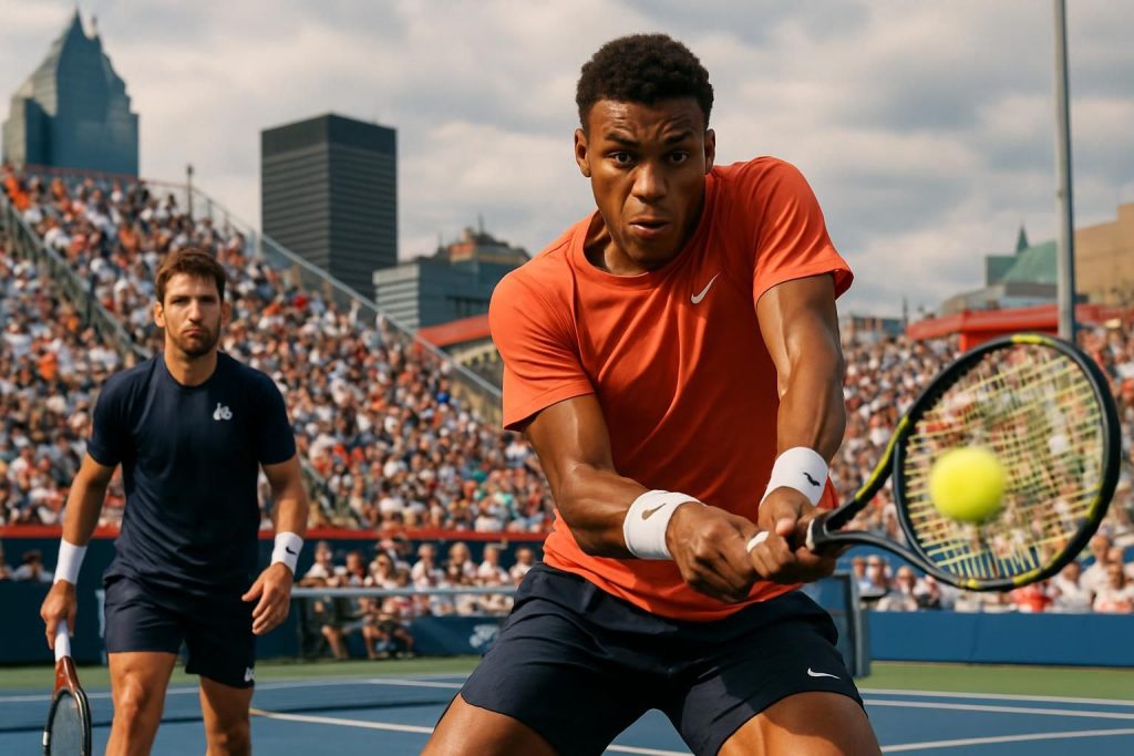 arthur fils élimine cameron norrie et affrontera rafael nadal en quarts de finale du tournoi de montréal, promettant un match intense et passionnant.
