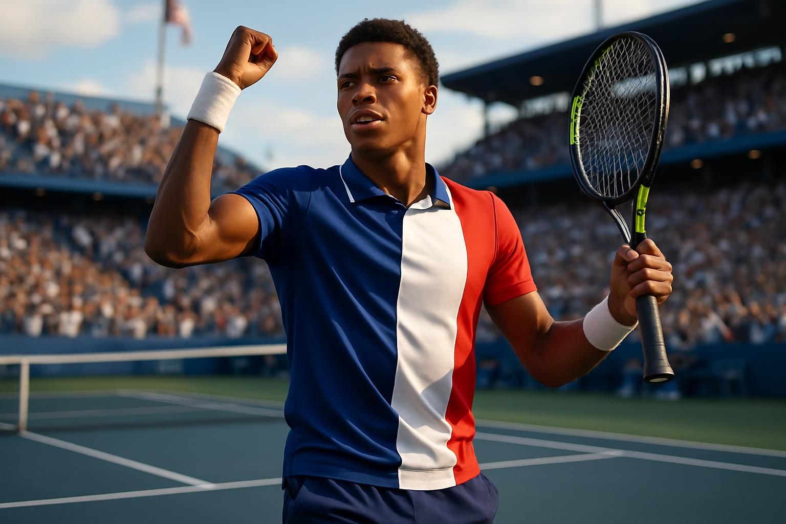 arthur fils, jeune prodige français du tennis, après son triomphe éclatant à cincinnati, se prépare à conquérir l'us open et à asseoir sa domination sur le circuit américain.