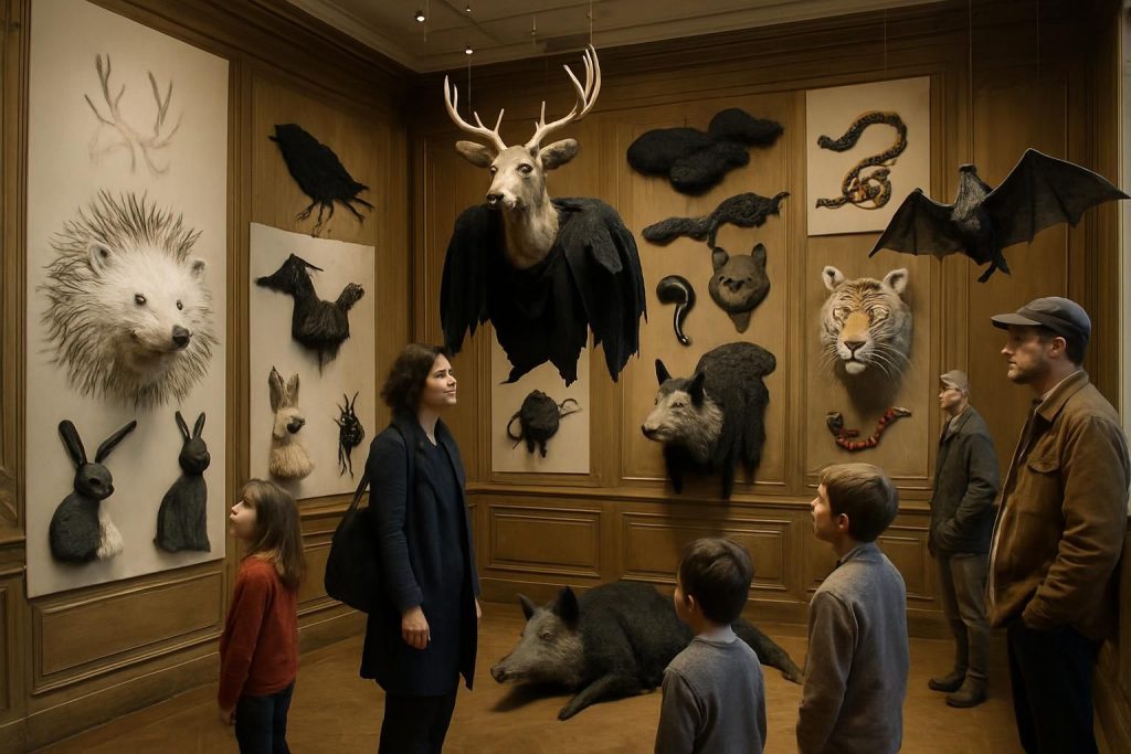 découvrez le bestiaire fascinant d'annette messager au musée de la chasse et de la nature, une exposition captivante qui mêle art et nature pour émerveiller tous les visiteurs.