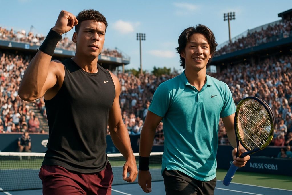 ben shelton et learner tien se distinguent en atteignant les demi-finales du prestigieux masters 1000 de montréal, une performance remarquable dans le monde du tennis.