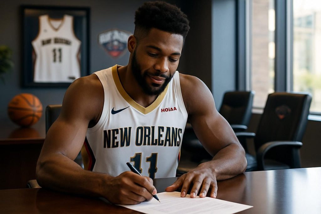 bennedict mathurin rejoint les new orleans pelicans avec un contrat de deux ans d'une valeur de 16 millions de dollars, renforçant ainsi l'équipe pour les prochaines saisons.
