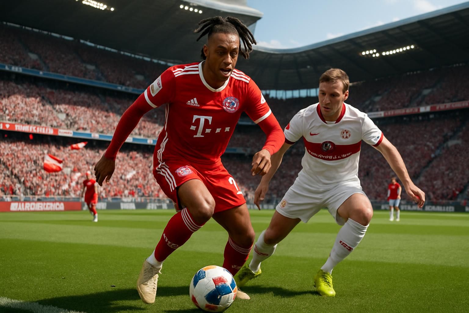 découvrez comment michael olise a illuminé le match du bayern munich contre stuttgart en bundesliga, offrant une performance spectaculaire qui a captivé les fans.