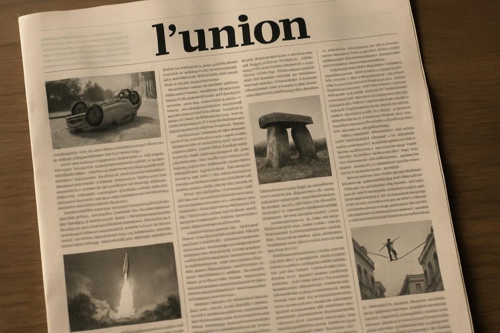 découvrez les chroniques insolites dans la deuxième page du journal l'union, offrant des récits surprenants et captivants qui éveillent la curiosité.