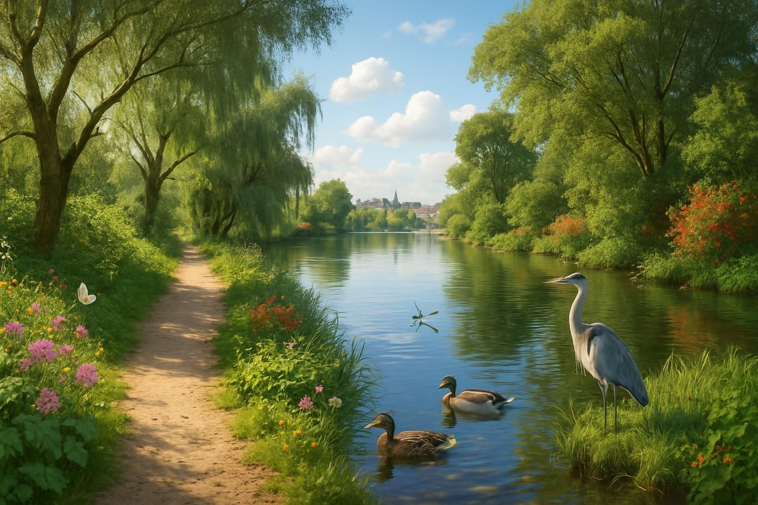 explorez une promenade immersive de caen à fleury-sur-orne et plongez au cœur d’une biodiversité remarquable le long des rives de l’orne. un voyage nature unique vous attend.