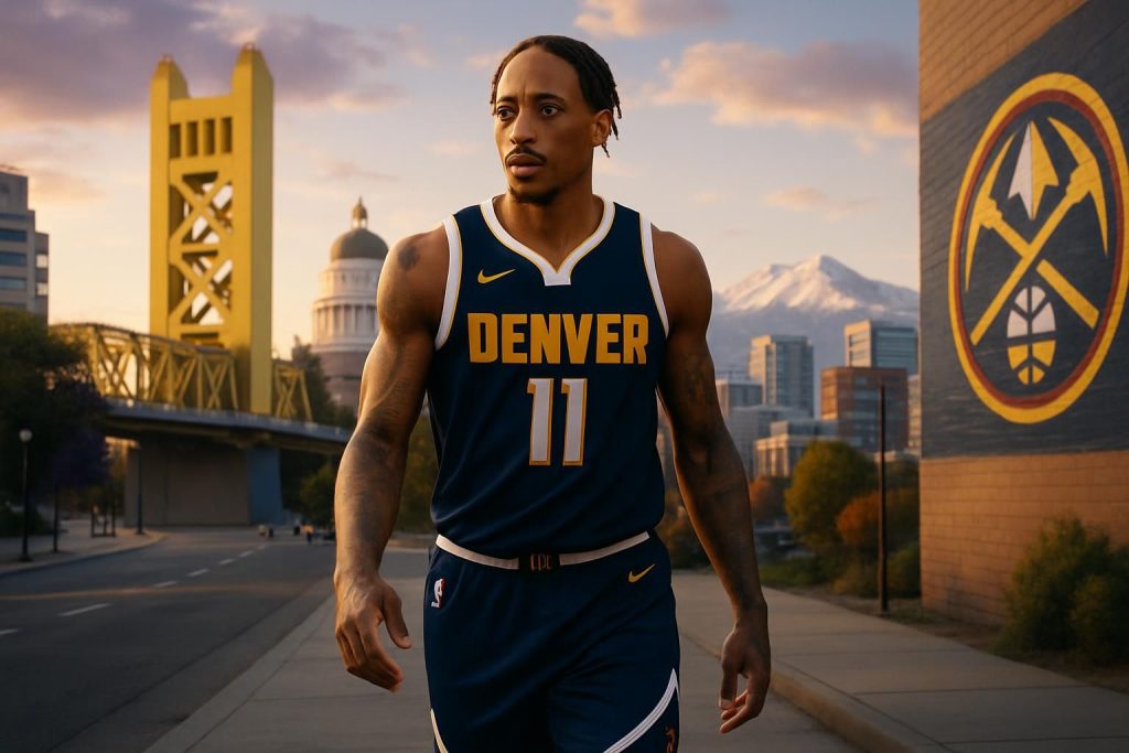 demar derozan quitte sacramento pour rejoindre denver, marquant une nouvelle étape majeure dans sa carrière de basketteur.