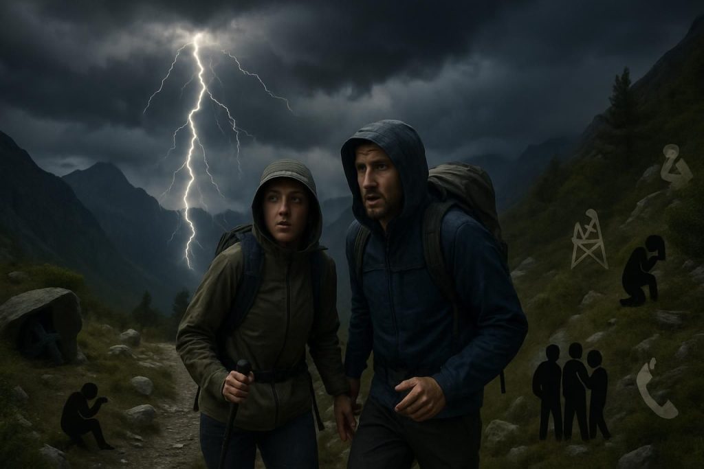 drame dans les hautes-pyrénées : deux randonneurs frappés par un éclair. apprenez les 6 gestes essentiels pour survivre en montagne et protéger votre vie lors de vos randonnées.