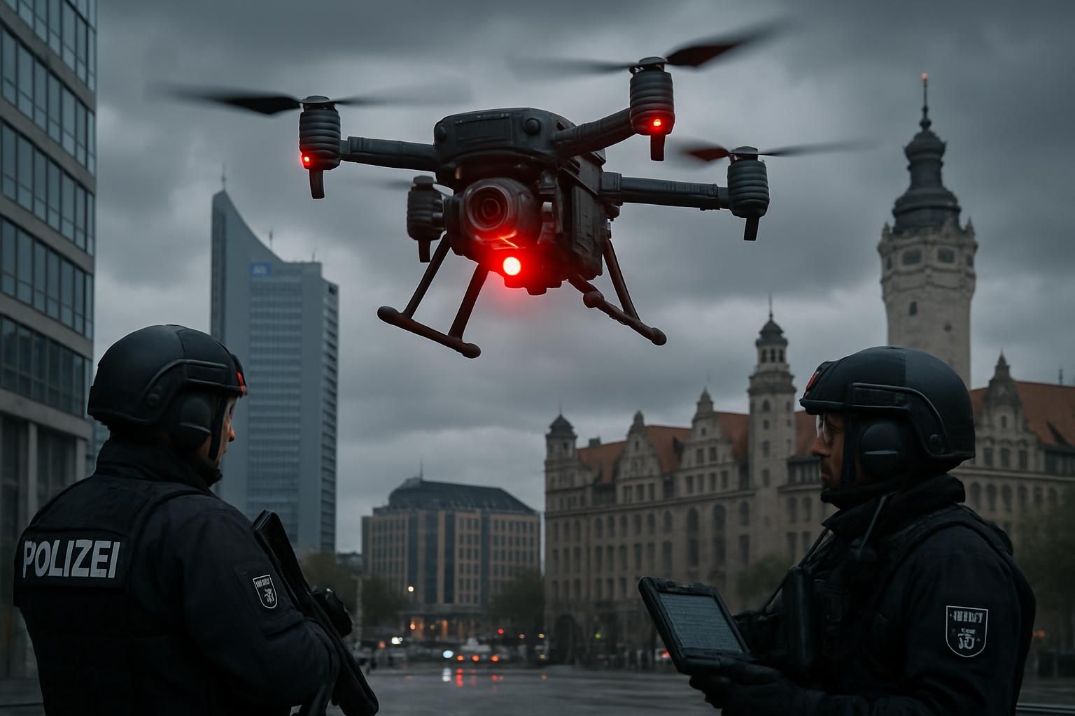 découvrez comment l'allemagne réagit à la menace d'un drone explosif à leipzig, une situation sans précédent qui soulève des inquiétudes sécuritaires majeures.