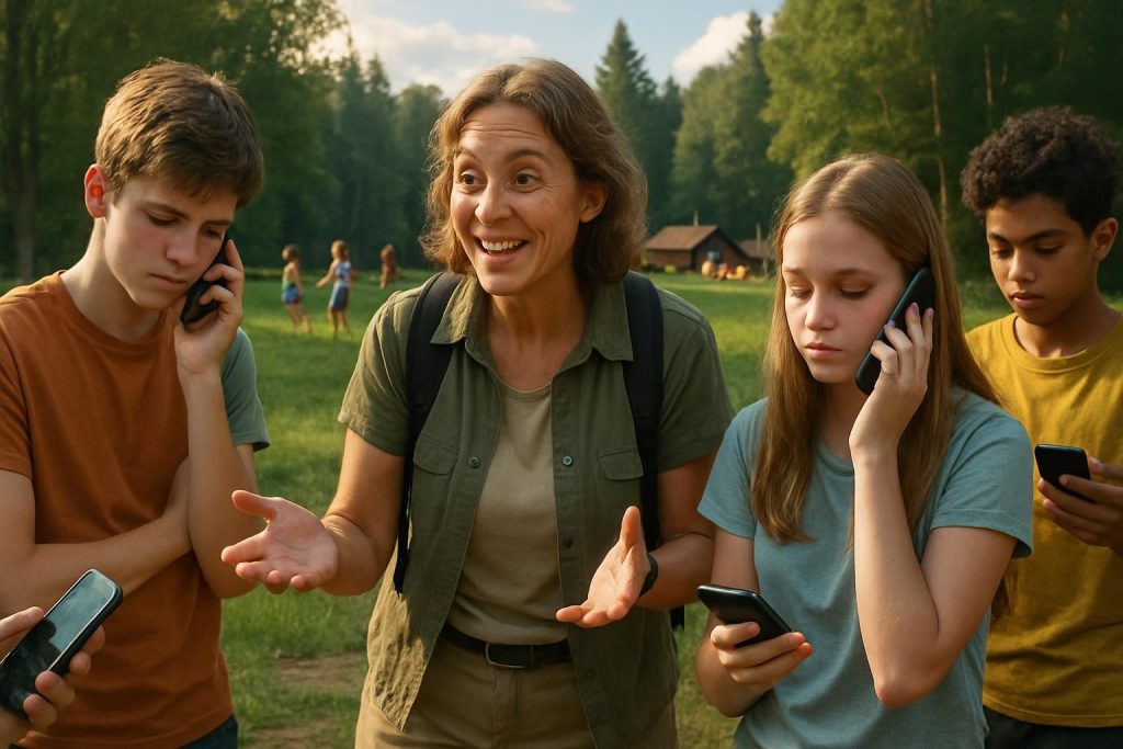 découvrez le point de vue d'une professeure qui défend les colonies de vacances sans portable, qualifiant le téléphone de doudou moderne pour certains adolescents et soulignant les bénéfices du déconnecter.