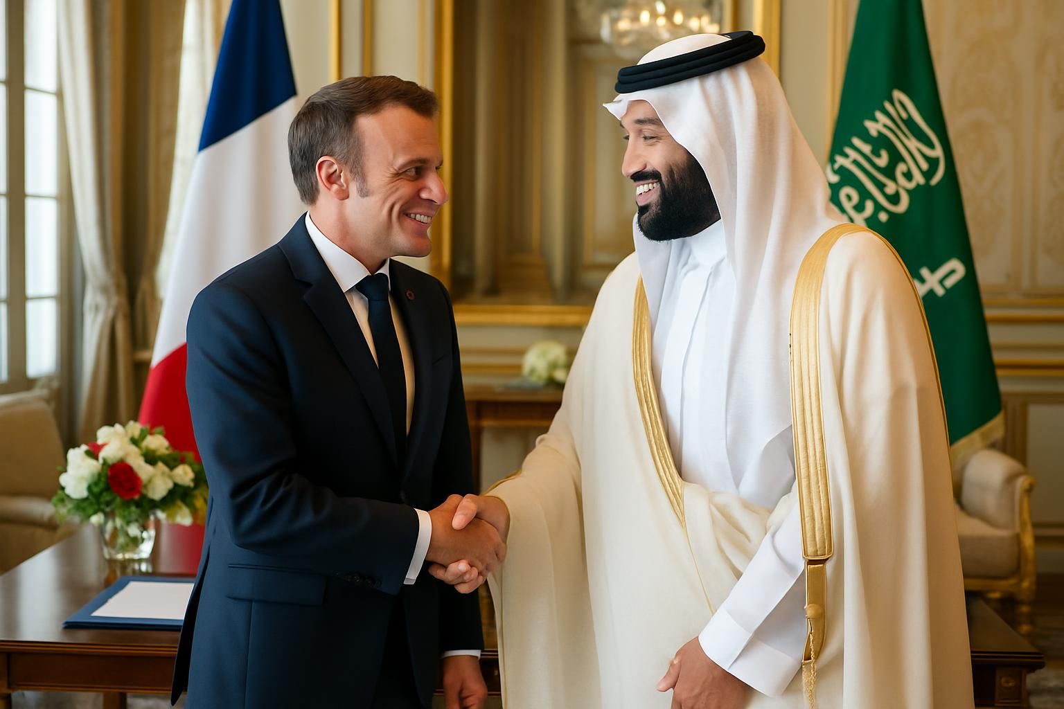 emmanuel macron reçoit mohammed ben salmane pour renforcer les relations diplomatiques et économiques entre la france et l'arabie saoudite, favorisant un partenariat stratégique et durable.