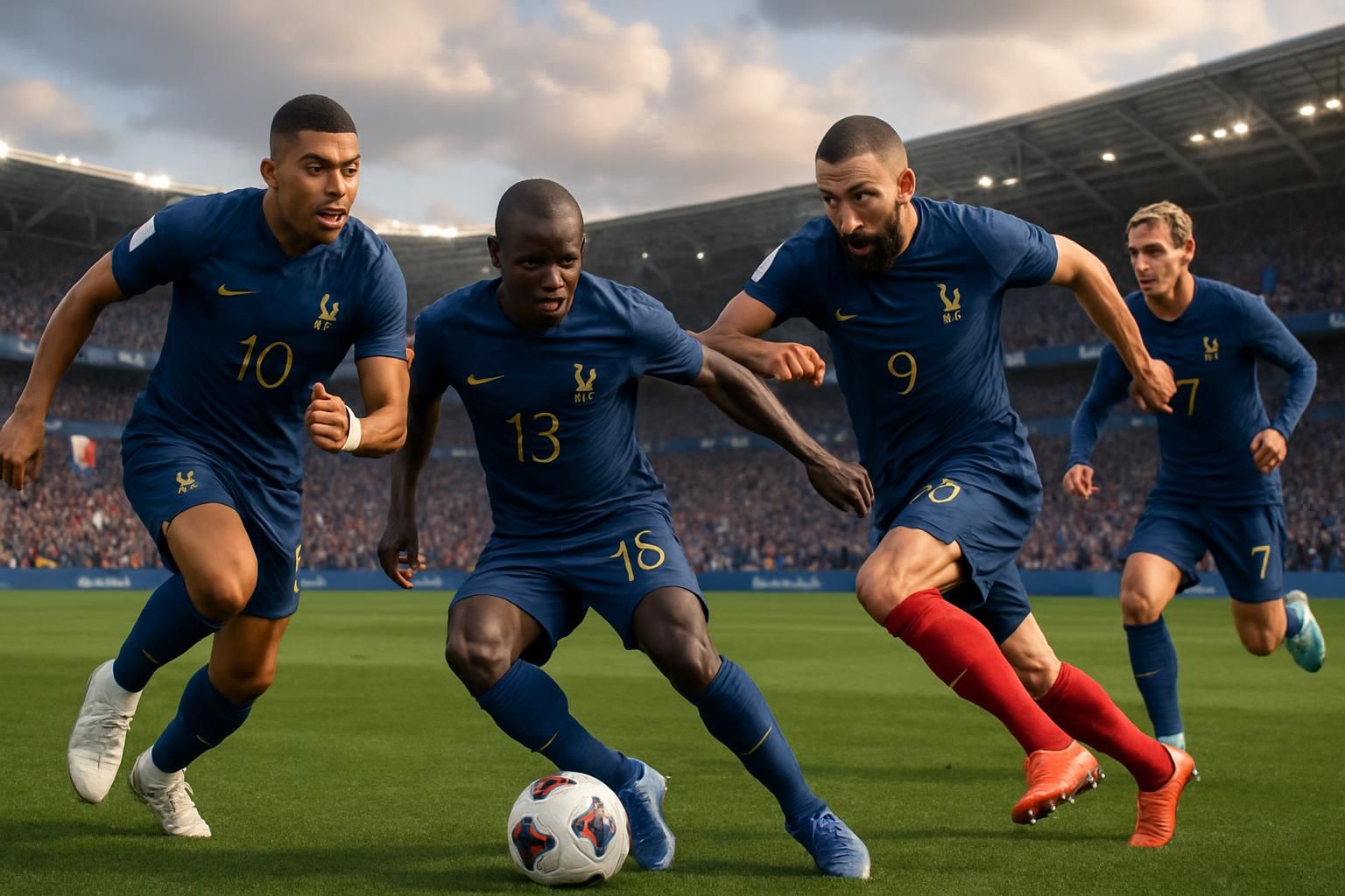 découvrez les dernières actualités, le calendrier des matchs et les résultats de l'équipe de france de football à la page 50. suivez toute l'actualité des bleus en détail.